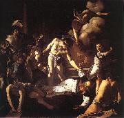 The Martyrdom of St Matthew Caravaggio