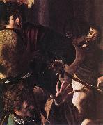 The Martyrdom of St Matthew (detail) fg Caravaggio