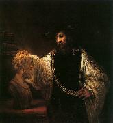 Aristotle with a Bust of Homer Rembrandt