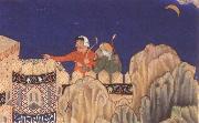 The Crescent moon turned downwards Bihzad