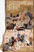 Sultan Sanjar and the wildow Bihzad