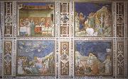 The wedding to Guns De arouse-king of Lazarus, De bewening of Christ and Noli me tangera Giotto