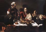 The meal in Emmaus Caravaggio