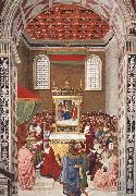 Piccolomini Receives the Cardinal Hat Pinturicchio