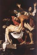 The entombment Caravaggio