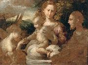 The Mystic Marriage of St Catherine PARMIGIANINO