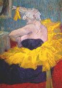The clownesse cha-u-kao at the Moulin Rouge toulouse-lautrec