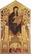 Madonna and Child Enthroned with Angels and Prophets (mk08) Cimabue