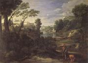 Landscape with Diogenes (mk05) Poussin