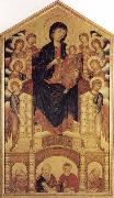 Madonna and Child Enthroned with Angels and Prophets Cimabue