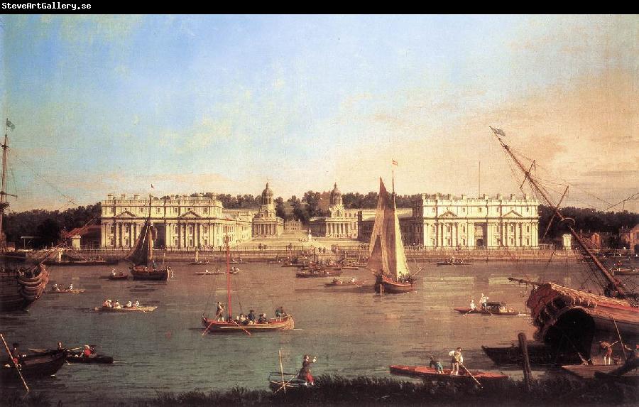 Canaletto London: Greenwich Hospital from the North Bank of the Thames d