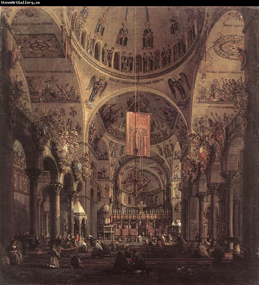 Canaletto San Marco: the Interior f