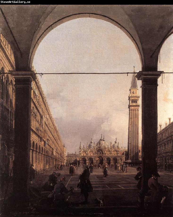 Canaletto Piazza San Marco: Looking East from the North-West Corner f