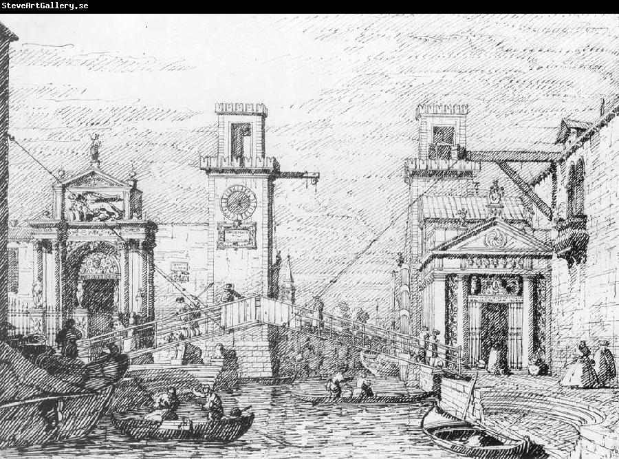 Canaletto The Arsenal: the Water Entrance g