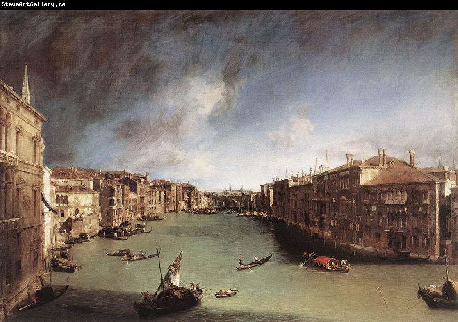 Canaletto Grand Canal, Looking Northeast from Palazo Balbi toward the Rialto Bridge