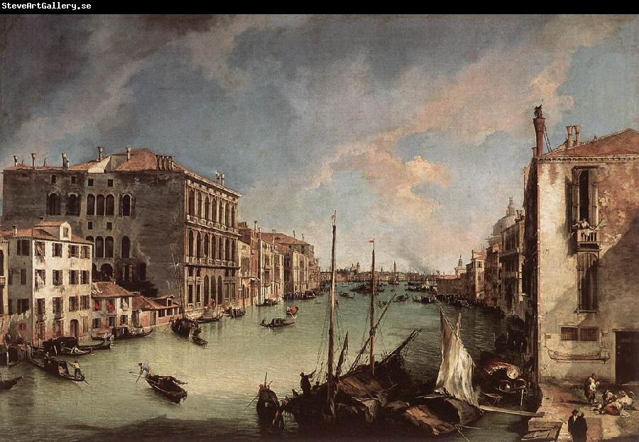 Canaletto Grand Canal, Looking East from the Campo San Vio