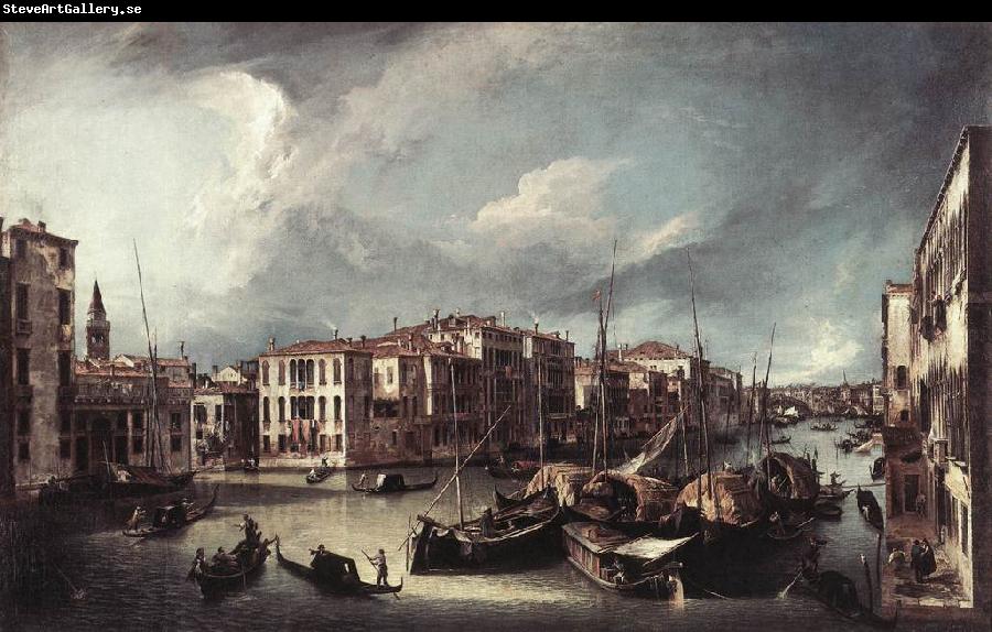 Canaletto The Grand Canal with the Rialto Bridge in the Background fd