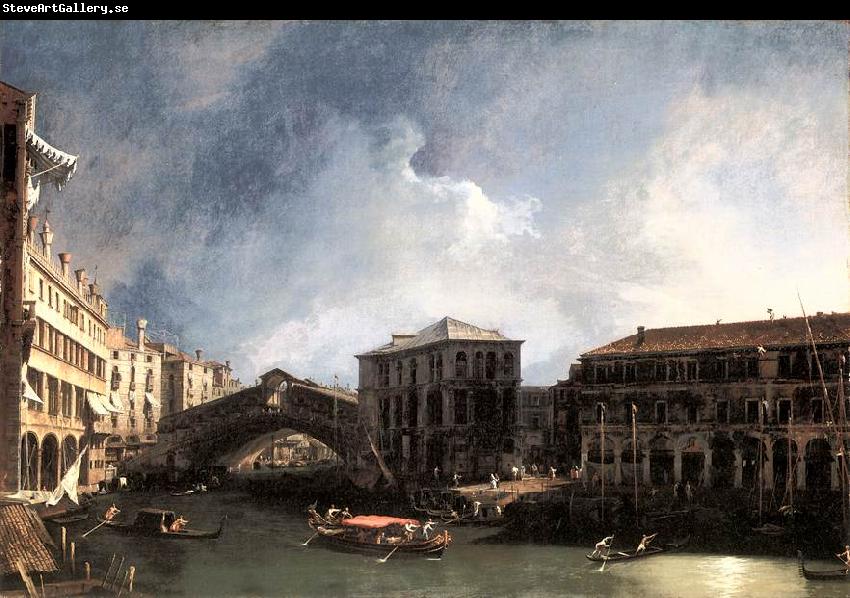 Canaletto The Grand Canal near the Ponte di Rialto sdf