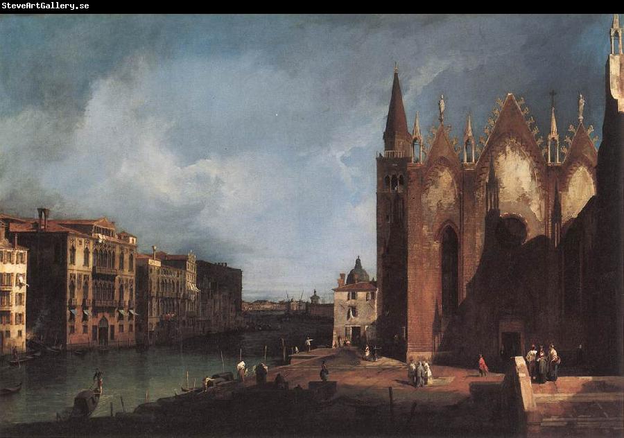 Canaletto The Grand Canal near Santa Maria della Carita fgh