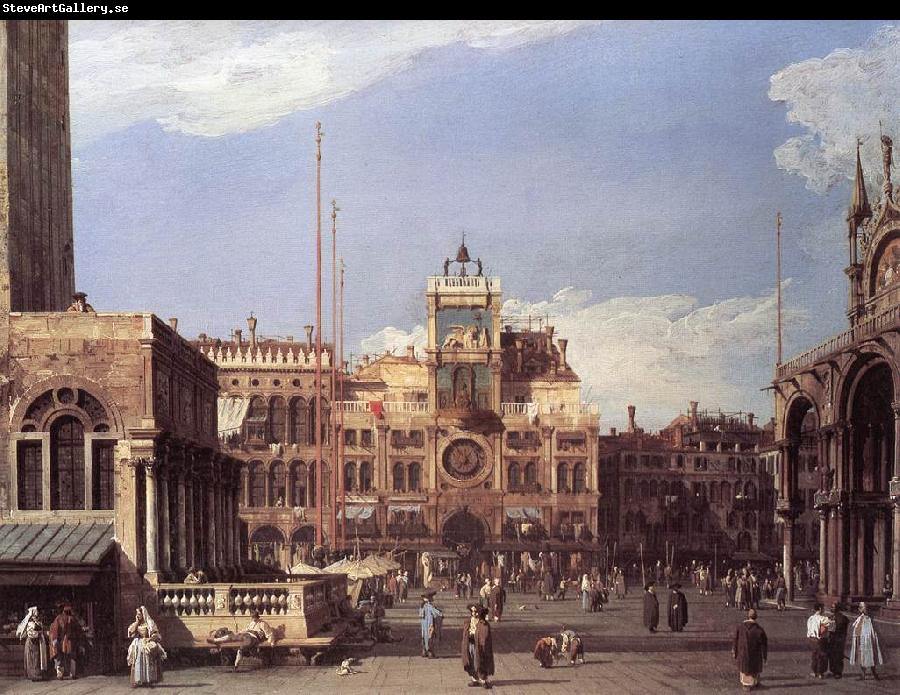 Canaletto Piazza San Marco: the Clocktower f