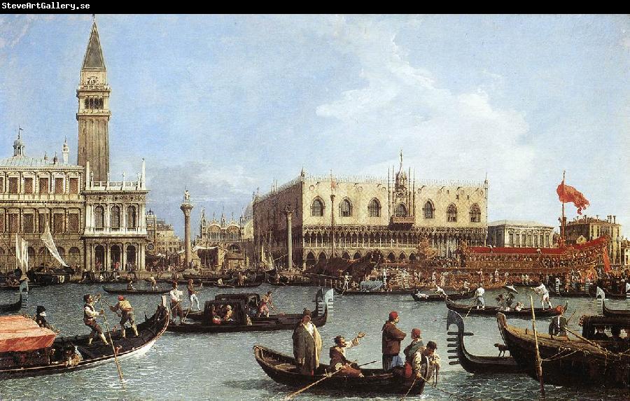 Canaletto Return of the Bucentoro to the Molo on Ascension Day d