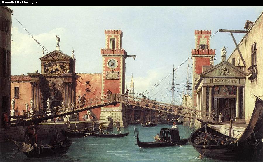 Canaletto View of the Entrance to the Arsenal df