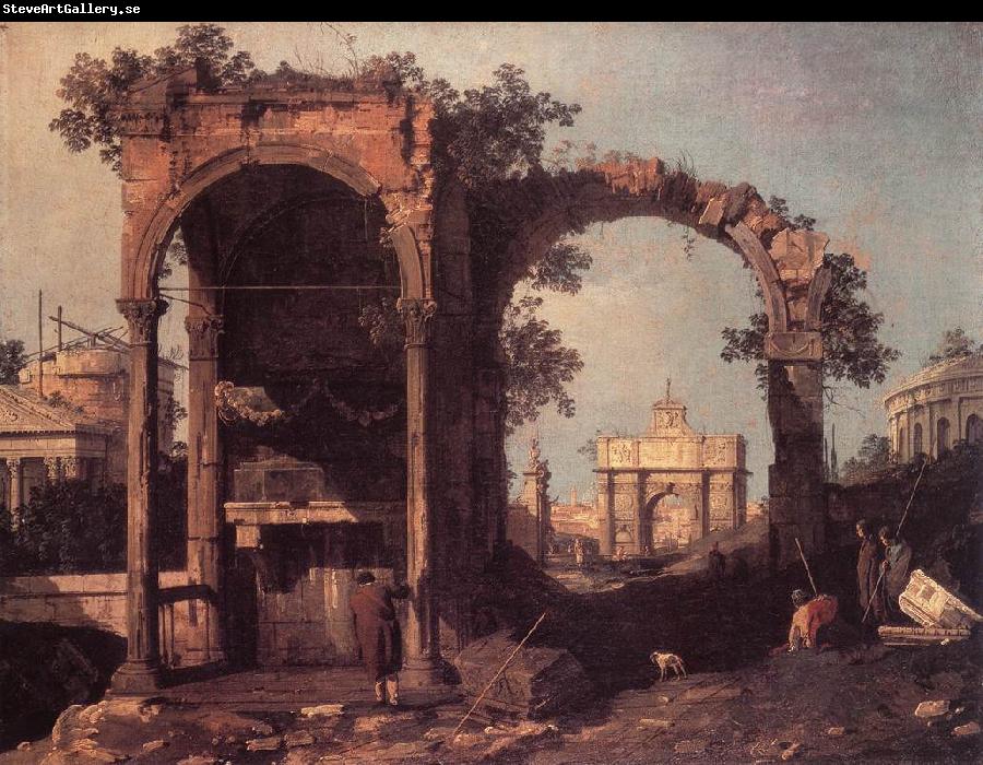 Canaletto Capriccio: Ruins and Classic Buildings ds