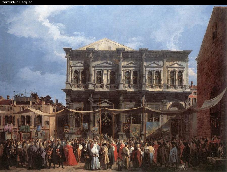 Canaletto The Feast Day of St Roch fd