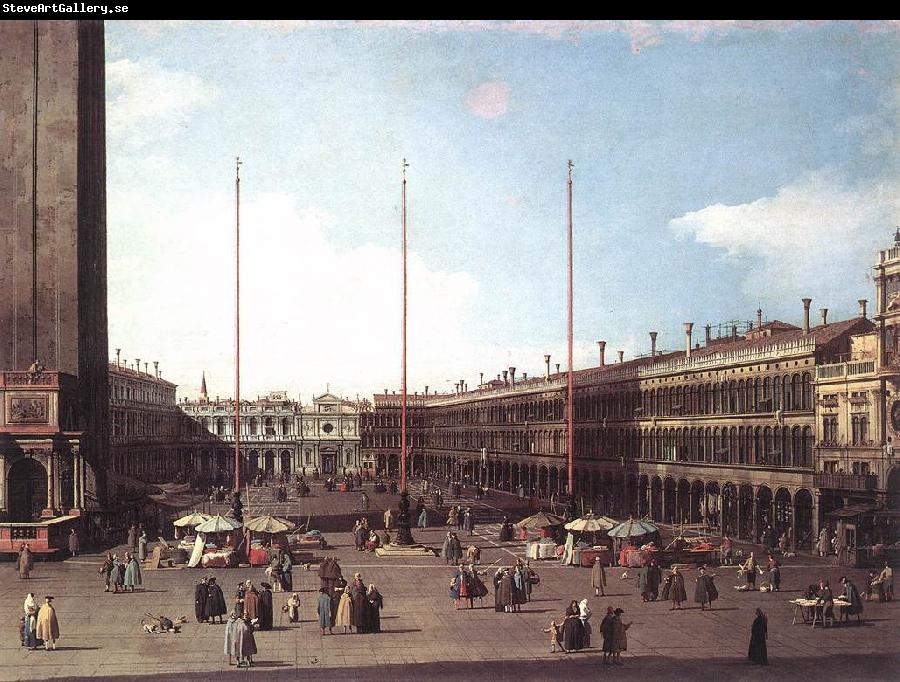 Canaletto Piazza San Marco, Looking toward San Geminiano df