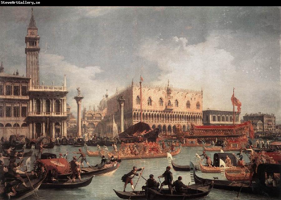 Canaletto The Bucintore Returning to the Molo on Ascension Day