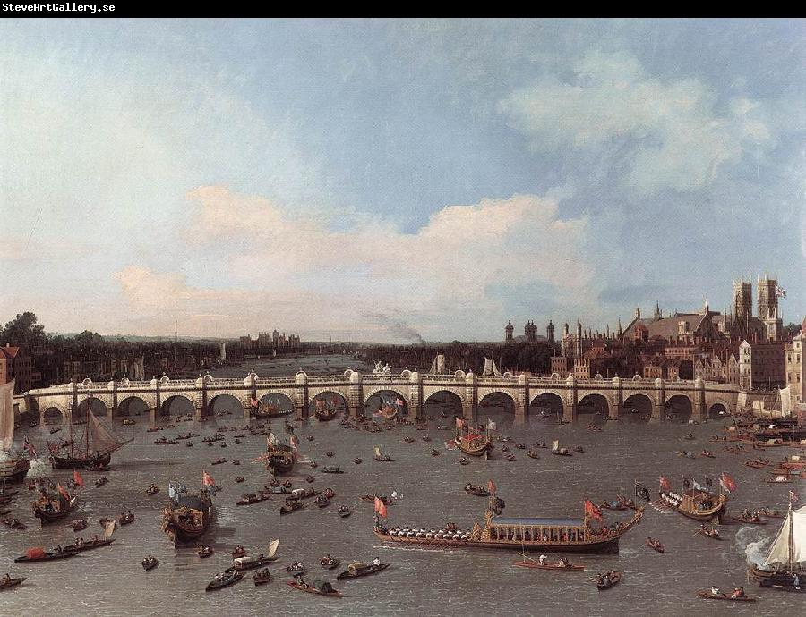 Canaletto London: Westminster Bridge from the North on Lord Mayor s Day