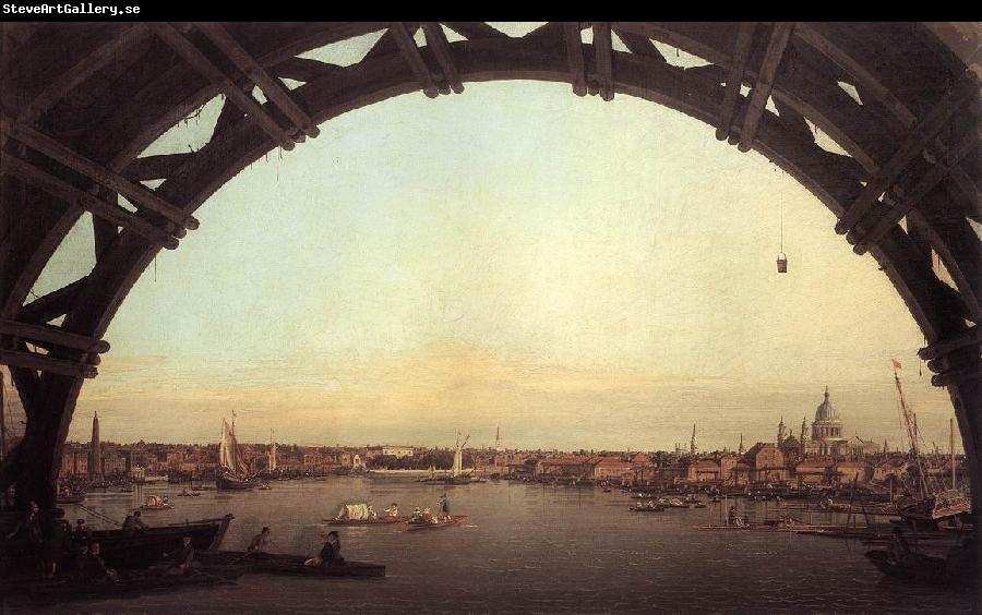 Canaletto London: Seen Through an Arch of Westminster Bridge df