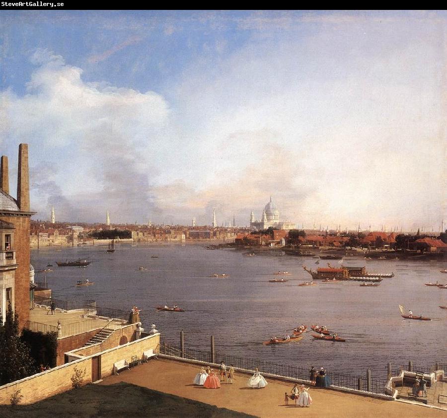 Canaletto London: The Thames and the City of London from Richmond House g