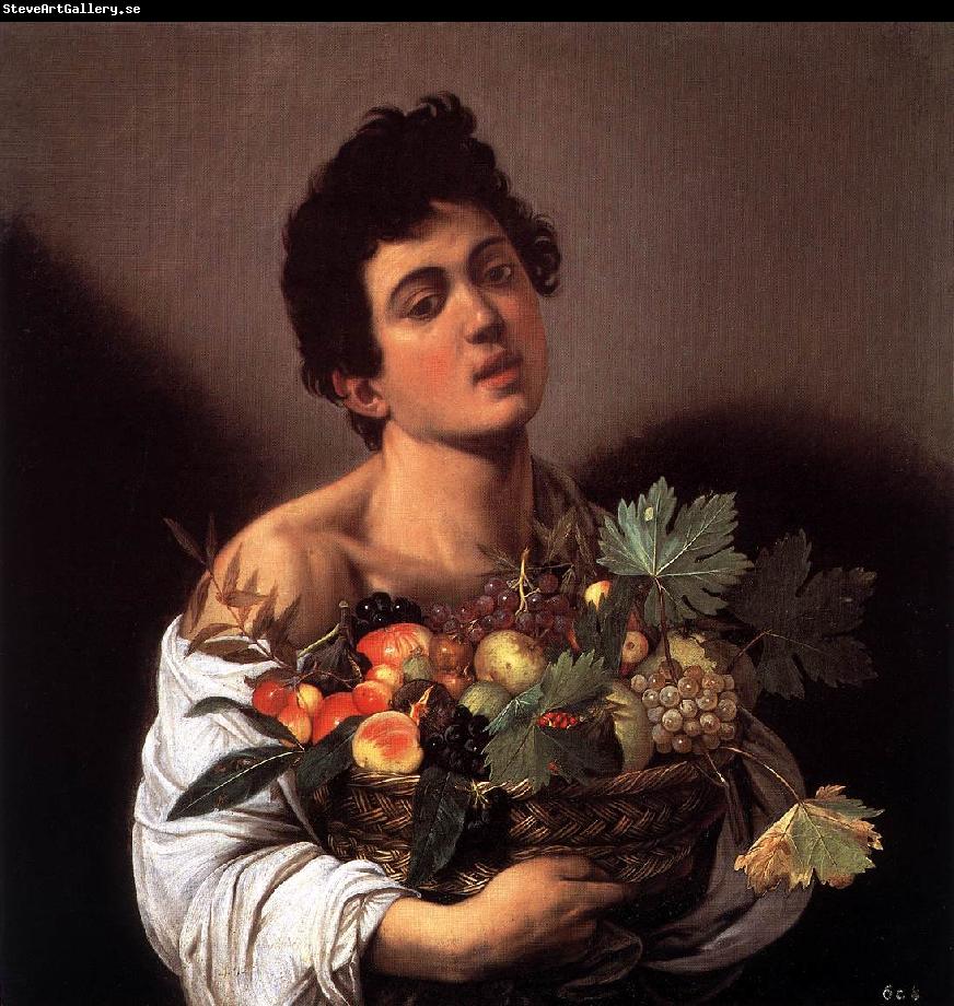 Caravaggio Boy with a Basket of Fruit f