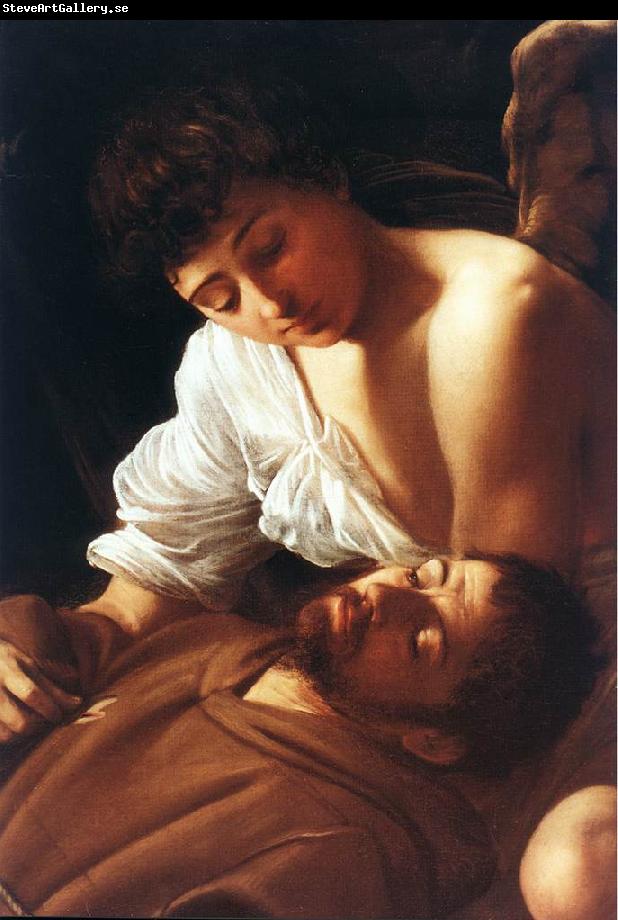 Caravaggio St. Francis in Ecstasy (detail) f