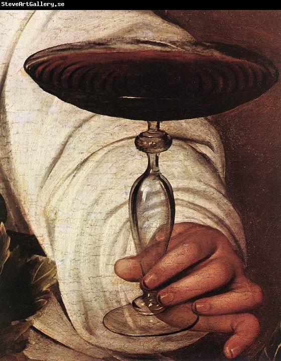 Caravaggio Bacchus (detail) gg