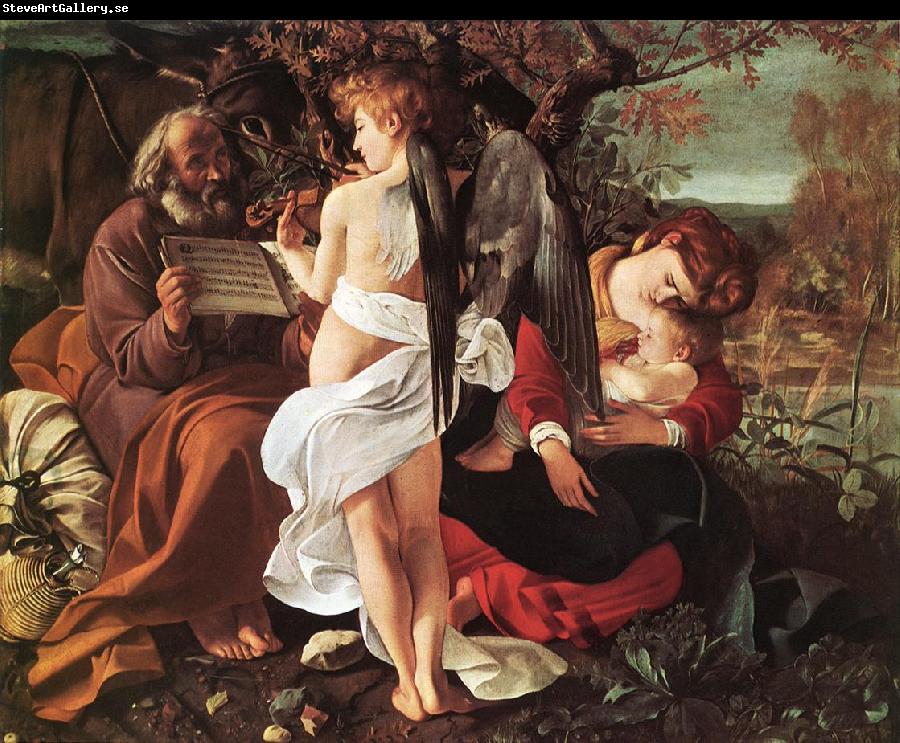 Caravaggio Rest on Flight to Egypt ff