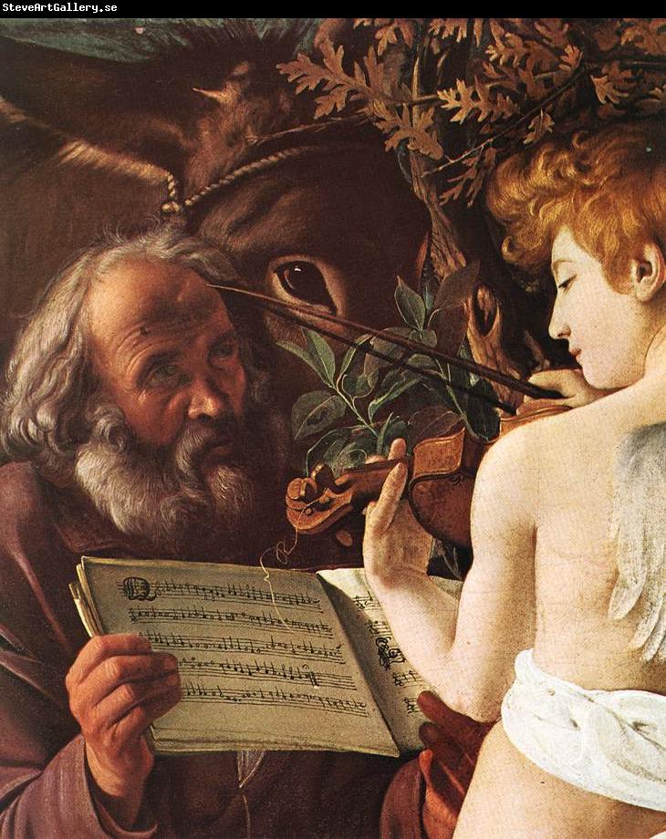 Caravaggio Rest on Flight to Egypt (detail) fgf