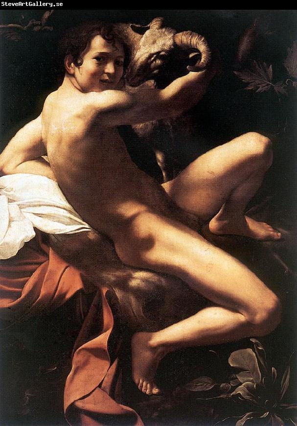 Caravaggio St. John the Baptist (Youth with Ram)  fdy