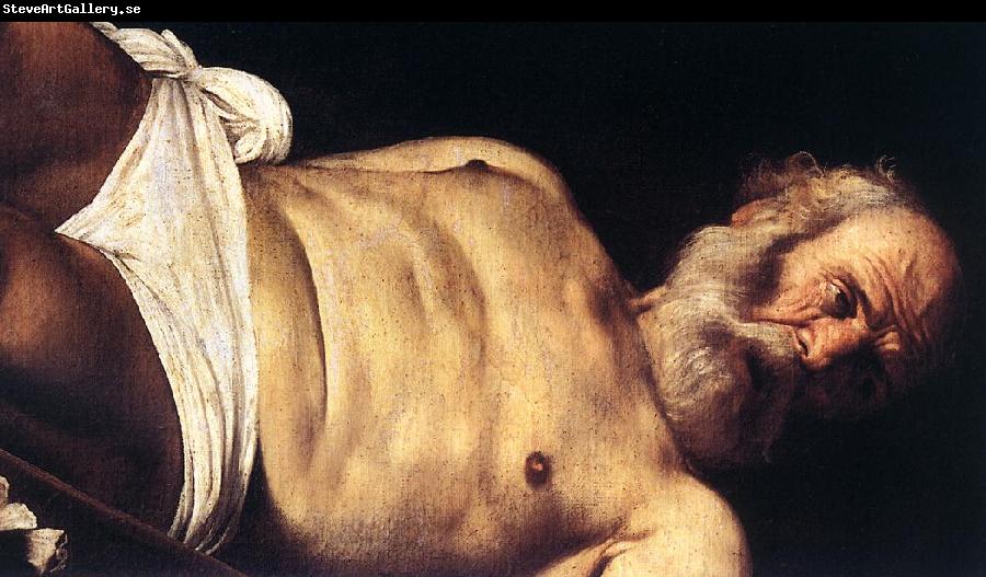 Caravaggio The Crucifixion of Saint Peter (detail) f