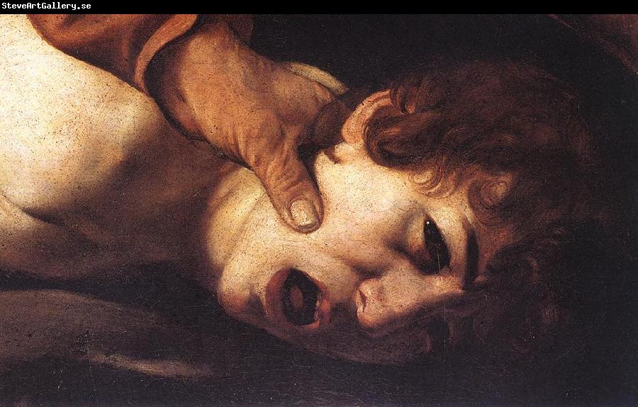 Caravaggio The Sacrifice of Isaac (detail) dsf