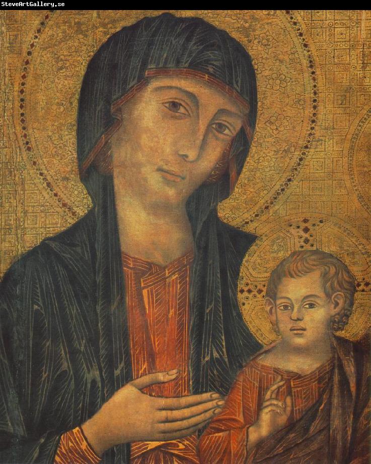 Cimabue The Madonna in Majesty (detail) fgjg