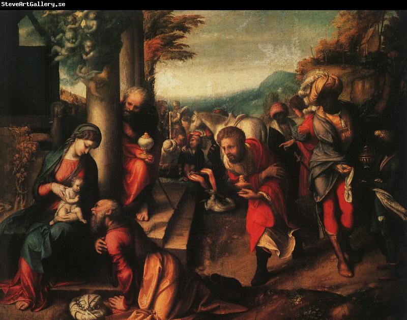 Correggio The Adoration of the Magi_3