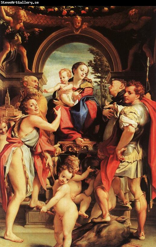 Correggio Madonna with St.George