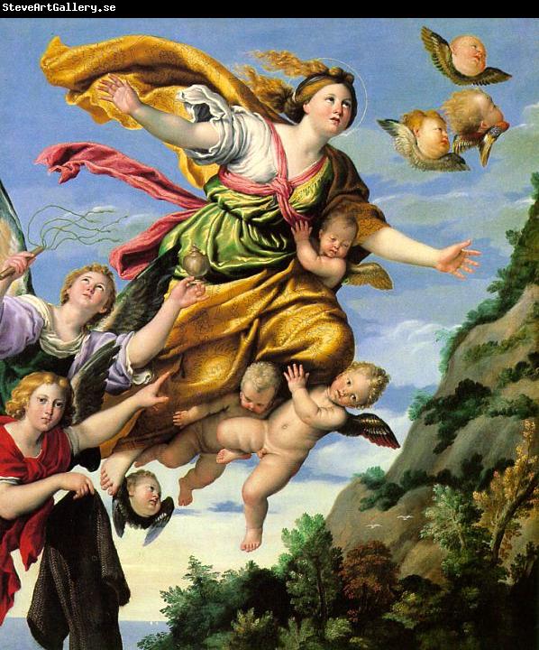 Domenichino The Assumption of Mary Magdalene into Heaven