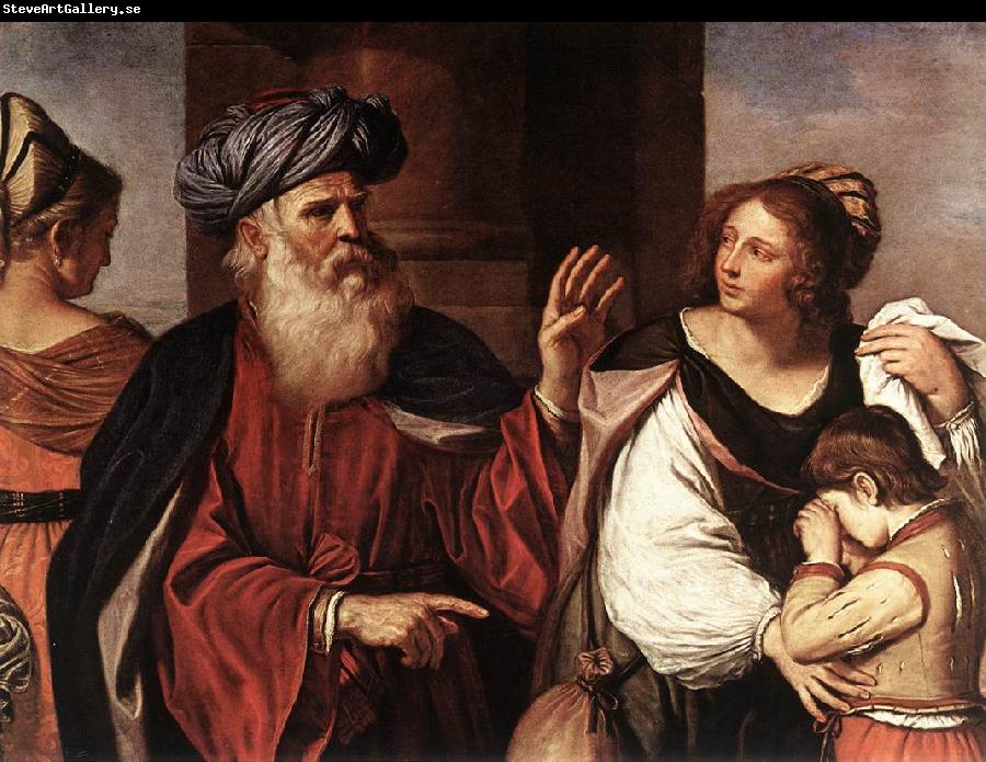 GUERCINO Abraham Casting Out Hagar and Ishmael sg