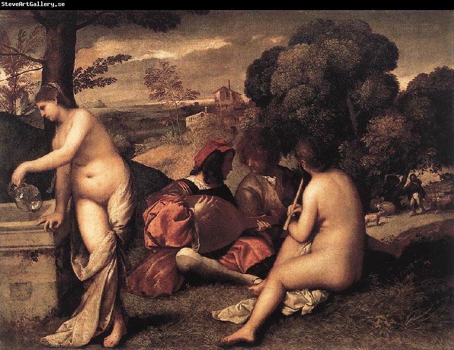 Giorgione Pastoral Concert (Fete champetre)