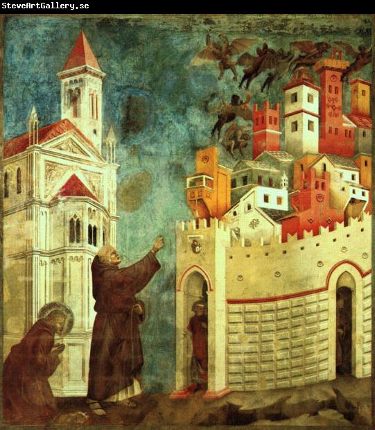 Giotto The Devils Cast Out of Arezzo