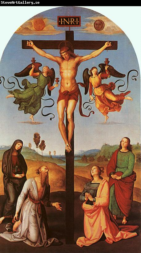 Raphael Christ on the Cross with the Virgin, Saint Jerome, Mary Magdalene and John the Baptist