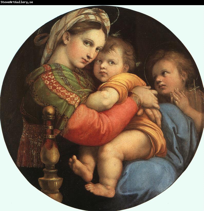 Raphael THE MADONNA OF THE CHAIR or Madonna della Sedia